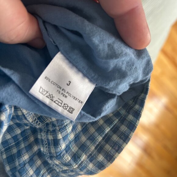 π Morley Child Vie Dress in Axiot Blue Plaid β Size 3T π - Picture 6 of 8